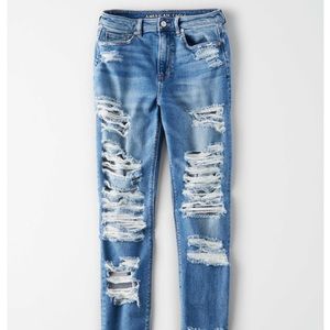 American eagle ripped jeans
